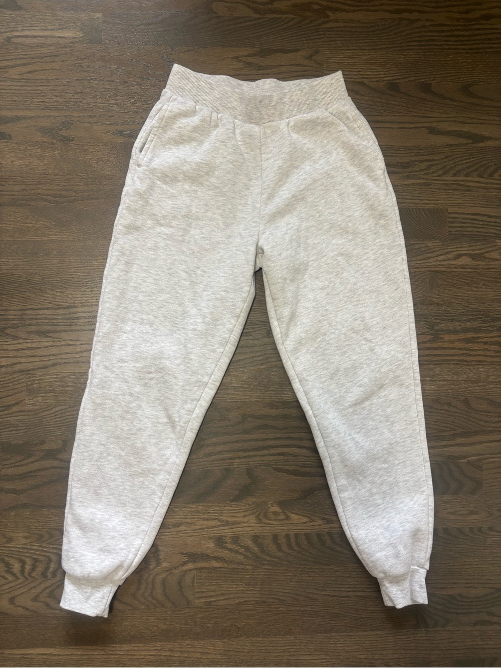 Ardene Light Gray Fleece Sweatpants